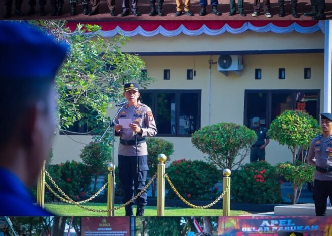 Hadapi Ancaman Karhutla, Kapolres Luwu Pimpin Apel Gelar Pasukan dan Cek Kesiapan Peralatan SAR