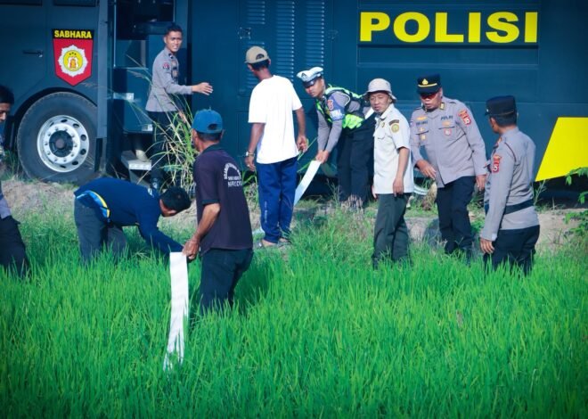 Tak Menunggu Sempurna untuk Berbuat, Kapolres Luwu Hadir Bantu Petani di Tengah Kekeringan