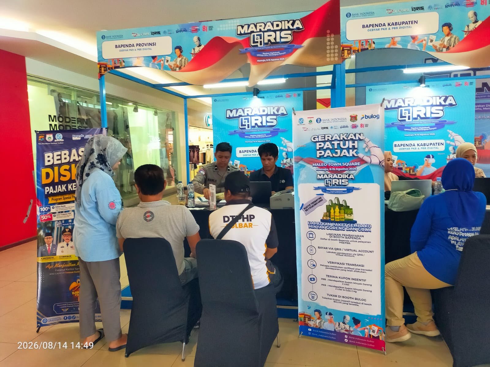 Jemput Bola! Gerai Samsat Keliling Ditlantas Polda Sulbar Mudahkan Urusan Pajak Kendaraan Masyarakat