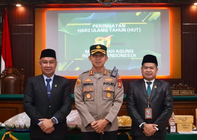 Semangat Kemanusiaan, Kapolres Luwu Ikut Donor Darah dalam Rangka HUT ke-81 Mahkamah Agung RI