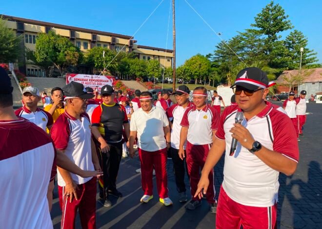 Semarak Merah Putih: Ledakan Suka Cita Rayakan HUT RI ke-81 di Polda Sulbar
