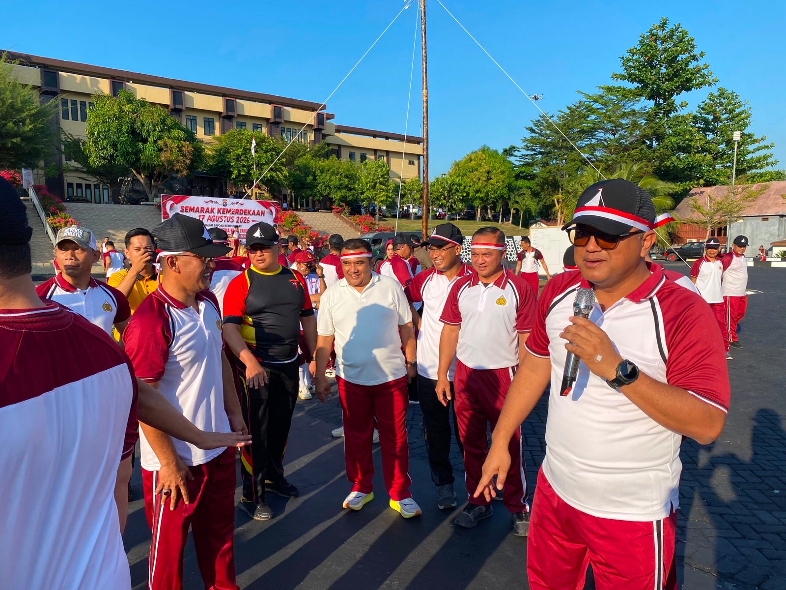 Semarak Merah Putih: Ledakan Suka Cita Rayakan HUT RI ke-81 di Polda Sulbar