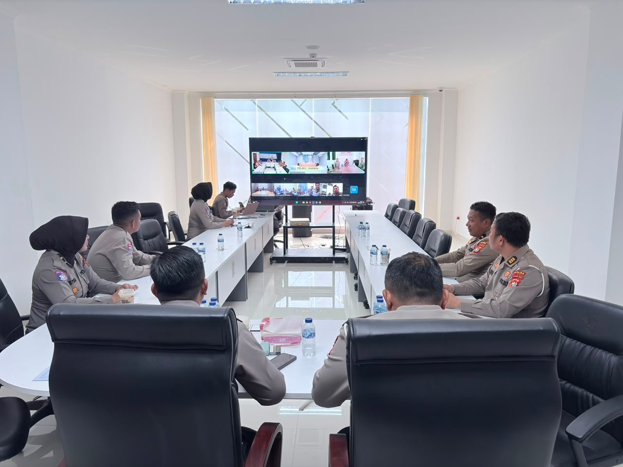 Evaluasi dan Pemantapan Layanan, Ditlantas Polda Sulbar Gelar Rapat Koordinasi Regident Secara Daring