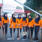Bukan Sekadar Seremonial, Polwan Polres Luwu Bergerak Wujudkan Mako Bersih dan Indonesia Asri