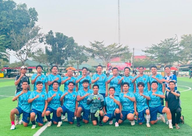 Tiga Kapolres dan Dandim 1403/Palopo Perkuat Silaturahmi Kamtibmas Lewat Friendly Match di Lapangan Gaspa