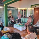 Tim Subdit Kamsel Ditlantas Polda Sulsel Lakukan Monev Kampung Tertib Lalu Lintas di Pinrang