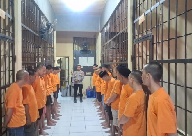 Saat Kebebasan Terbatas, Kepedulian Polres Luwu Tetap Diberikan kepada Para Tahanan