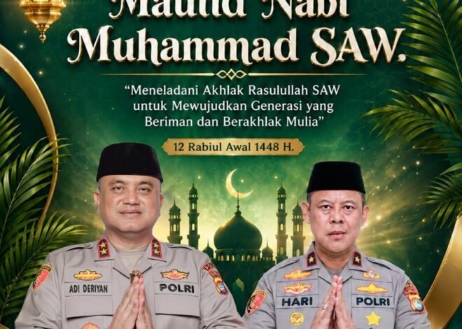 Momen Maulid Nabi, Kapolda Sulbar Ajak Generasi Penerus Wujudkan Kamtibmas Berlandaskan Teladan Rasulullah