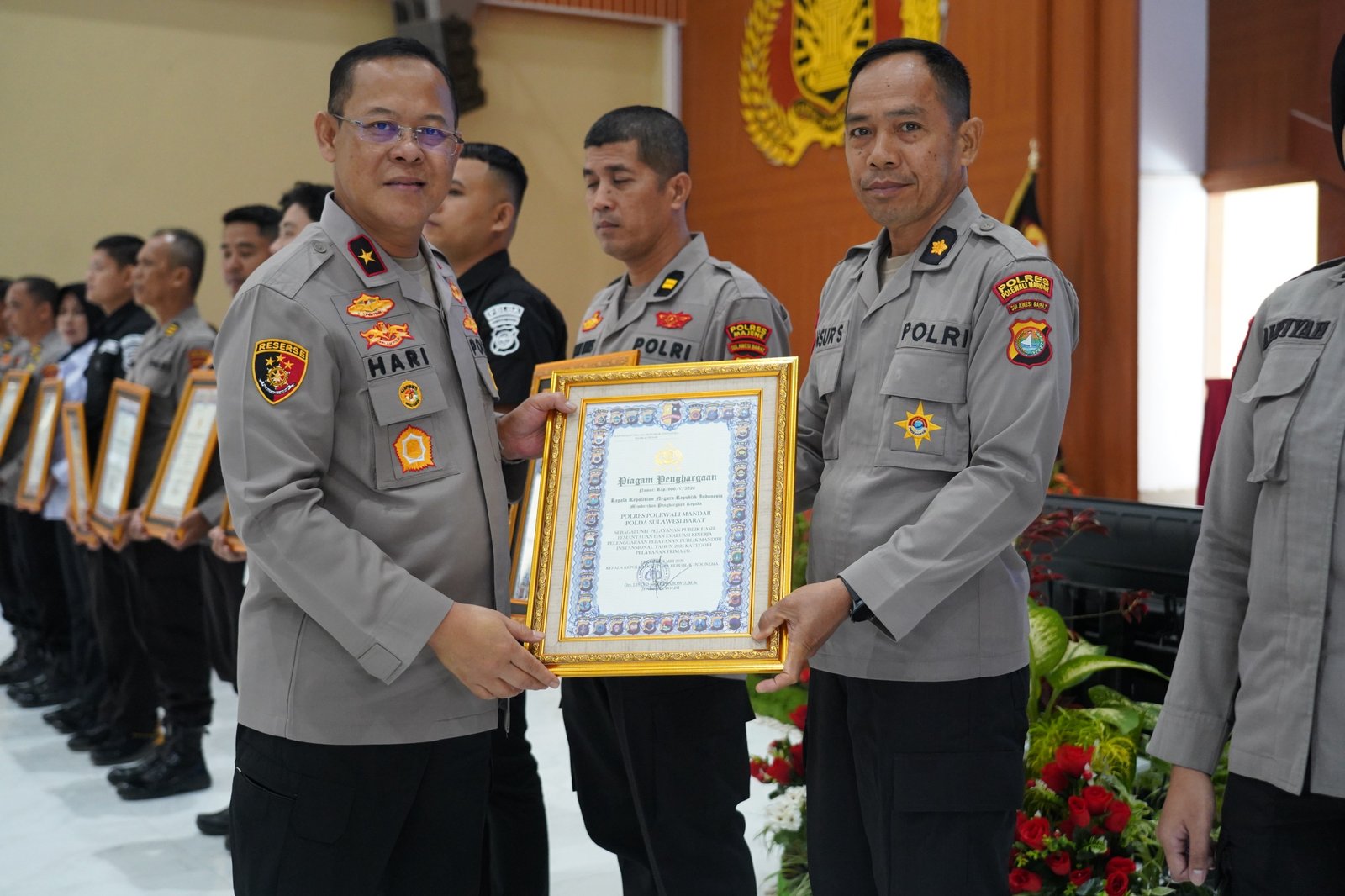 Penghargaan Kapolri dan Kapolda Jadi Bukti Integritas dan Profesionalisme Polda Sulbar dalam Pengelolaan Anggaran