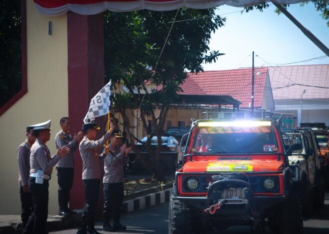 Lepas Peserta Bhayangkara Off Road Seri V, Kapolres Luwu AKBP Andrias Nurcahyo Wibowo Tekankan Keselamatan dan Kepedulian Lingkungan
