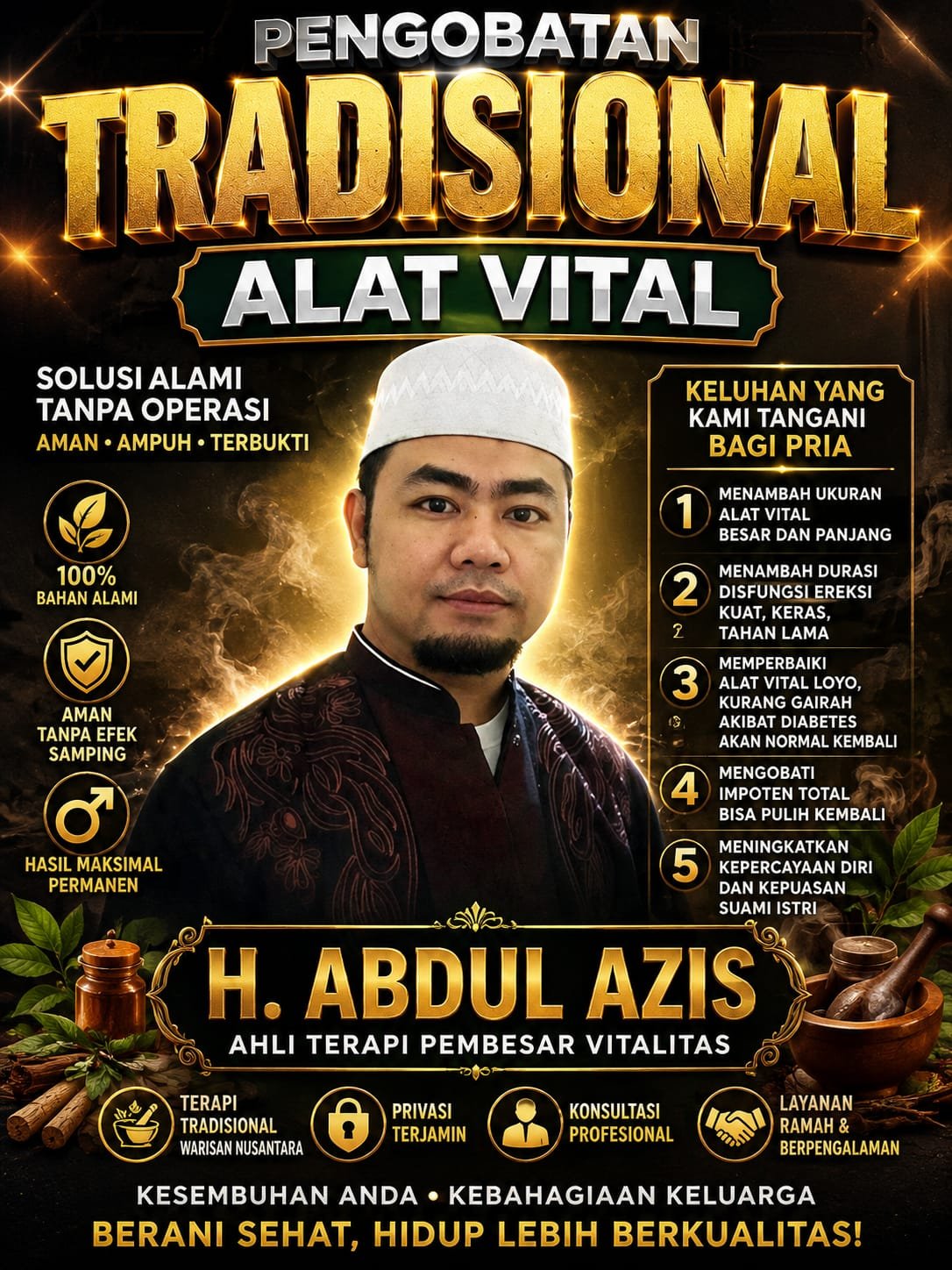 Pengobatan ALAT VITAL Semarang H Abdulazis Atasi Lemah Syahwat Resmi