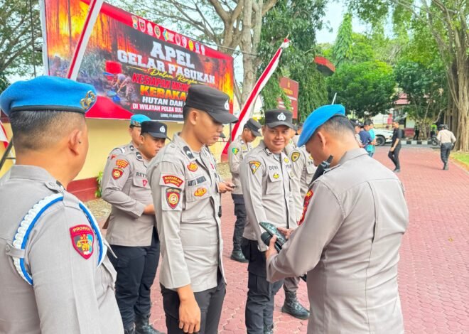 Perkuat Disiplin dan Integritas, Propam Polres Luwu Gelar Gaktiblin Mendadak Usai Apel Pagi
