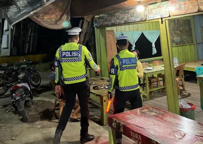 Patroli Malam Polantas Polda Sulbar: Hadir Menjaga, Menyapa, dan Menebar Pesan Keselamatan