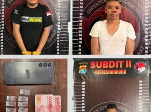Sasar Jaringan Narkotika, Polda Sulbar Amankan Tiga Orang Sita Puluhan Saset Sabu di Malunda