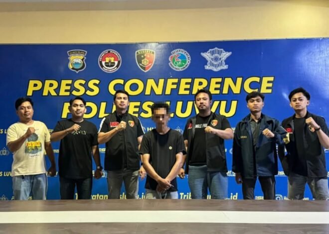 Tak Butuh Waktu Lama, Resmob Polres Luwu Amankan Pelaku Penganiayaan Bersenjata Tajam